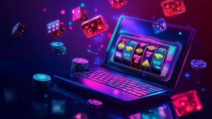 Meja Texas Poker dealer langsung angsaslot dengan kartu dan chip